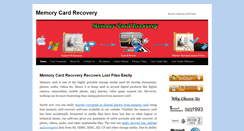 Desktop Screenshot of memorycardrecovery1.com